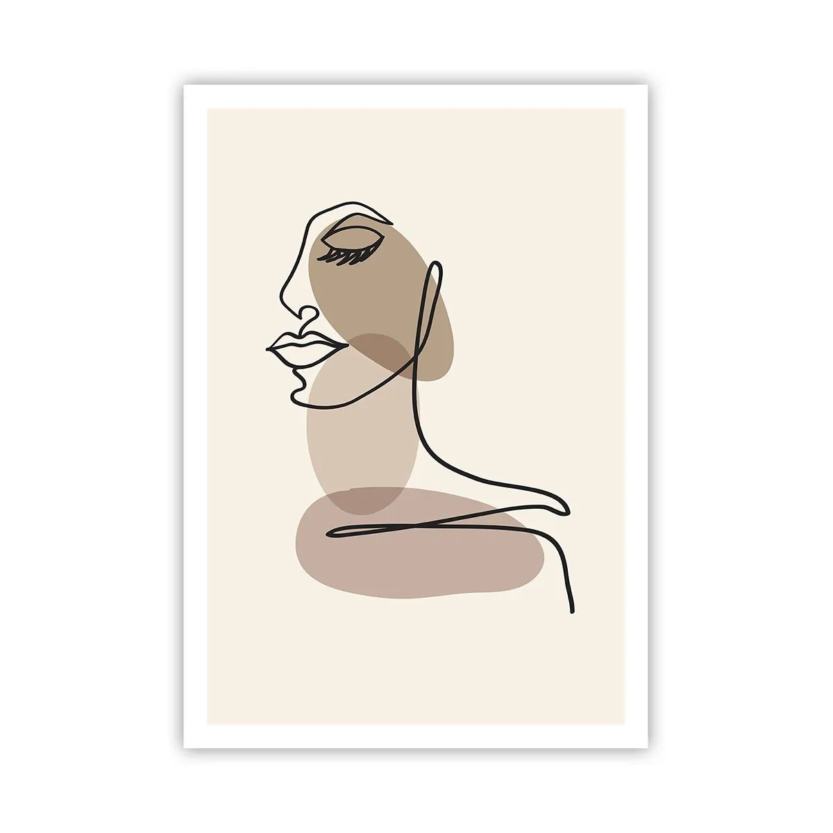 Poster - Sich selbst zugehört - 70x100 cm