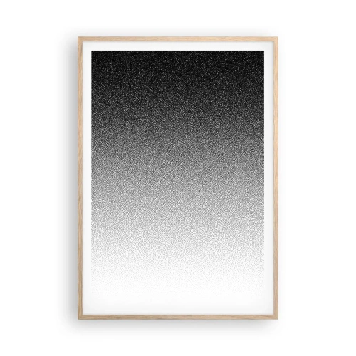 Poster in einem Rahmen aus heller Eiche - Dem Licht entgegen - 70x100 cm
