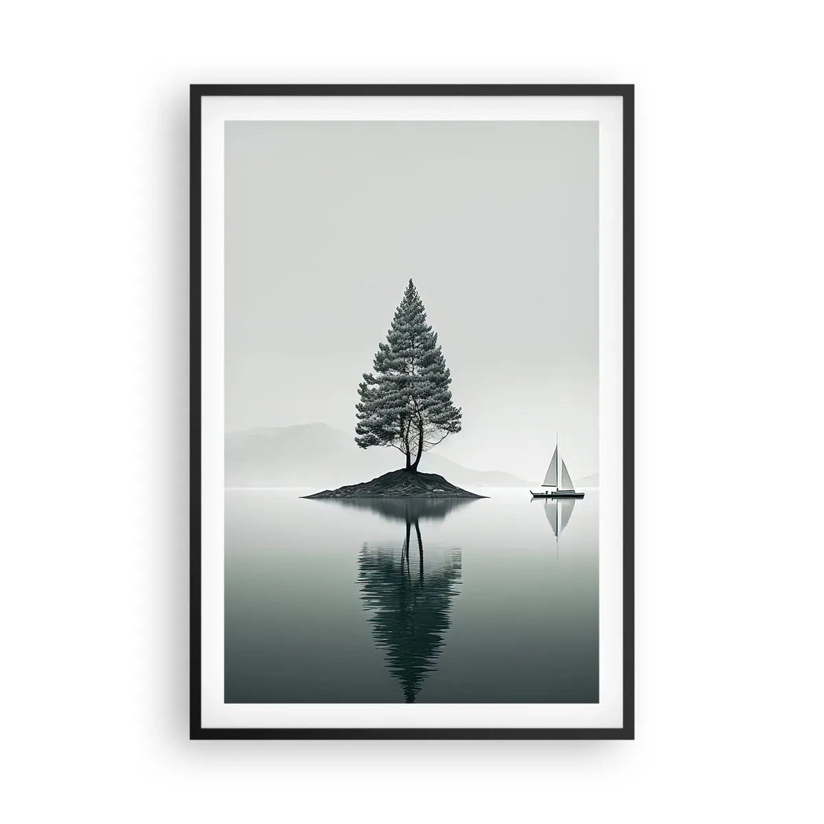 Poster in einem schwarzem Rahmen - Traum - 61x91 cm