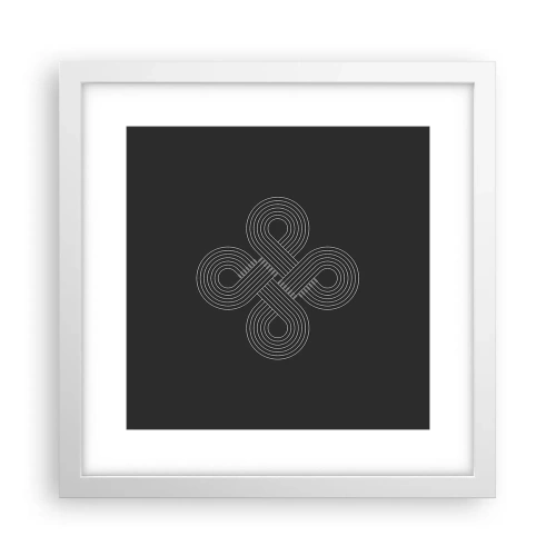 Poster in einem weißen Rahmen - Im keltischen Geist - 30x30 cm