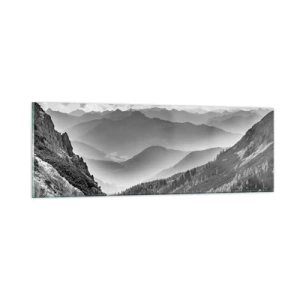 Glasbild - Bild auf glas - Bis zum Horizont - 90x30 cm