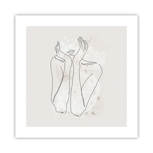 Poster - Ein träumerischer Moment - 40x40 cm