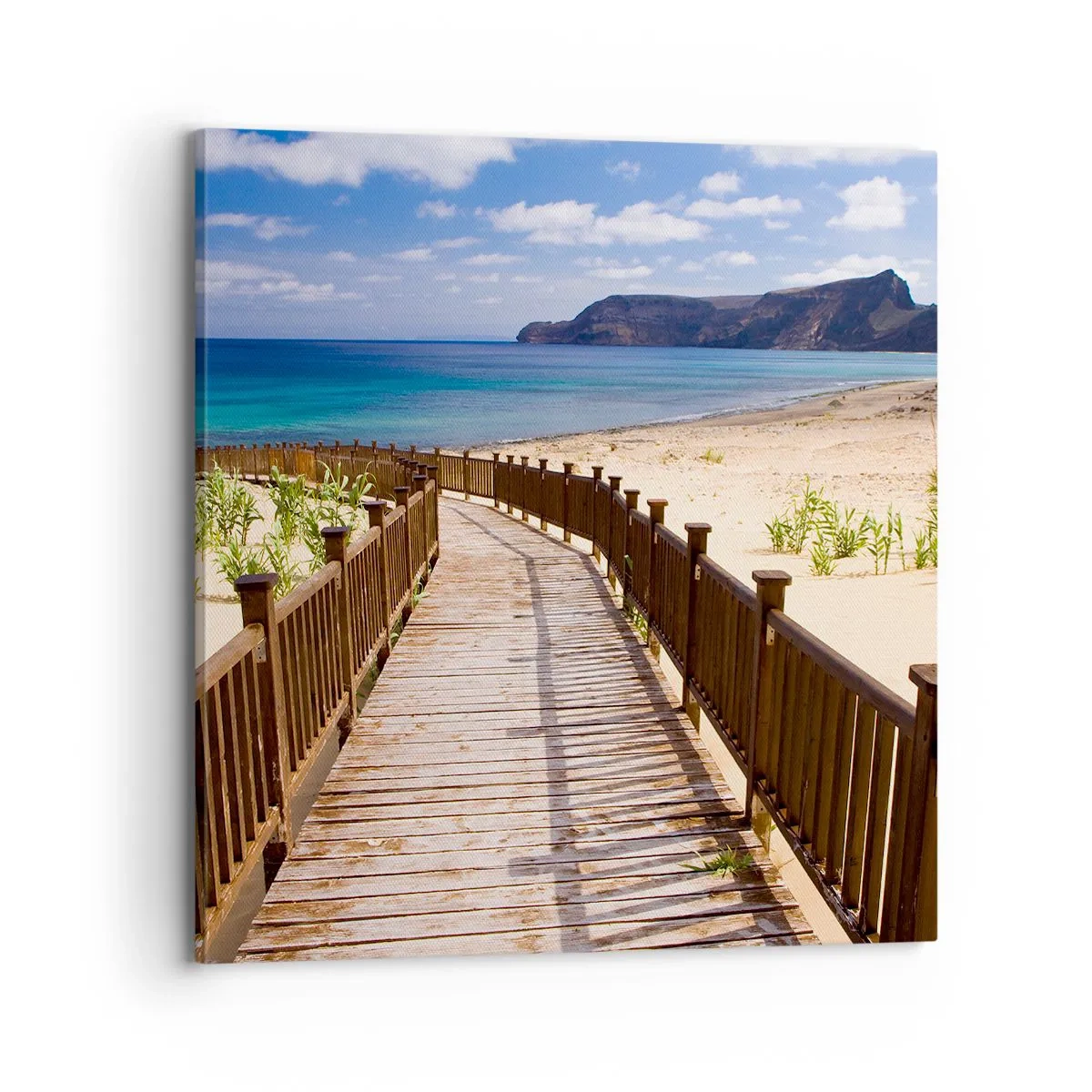 Bild auf Leinwand - Leinwandbild - Bring mich zu den glücklichen Inseln - 70x70 cm