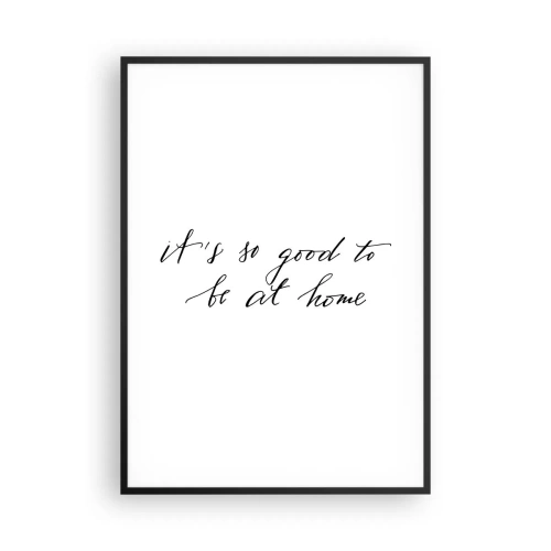 Poster in einem schwarzem Rahmen - Die ganze Wahrheit - 70x100 cm