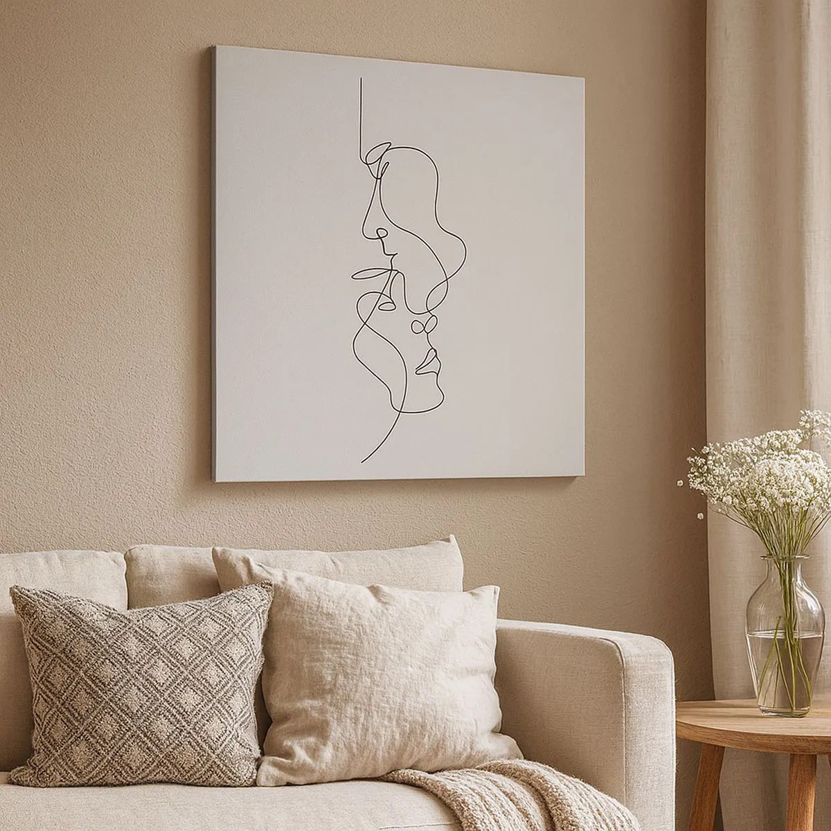 Bild auf Leinwand - Leinwandbild - Die Hitze bitterer Begierden - 30x30 cm