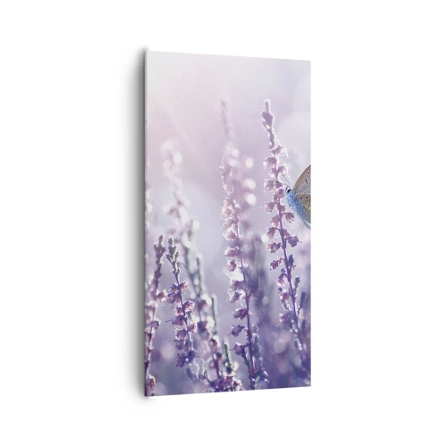 Bild auf Leinwand - Leinwandbild - Schmetterlingskuss - 65x120 cm