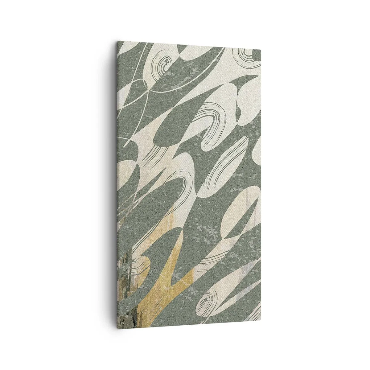 Bild auf Leinwand - Leinwandbild - Rhythmische Abstraktion - 45x80 cm