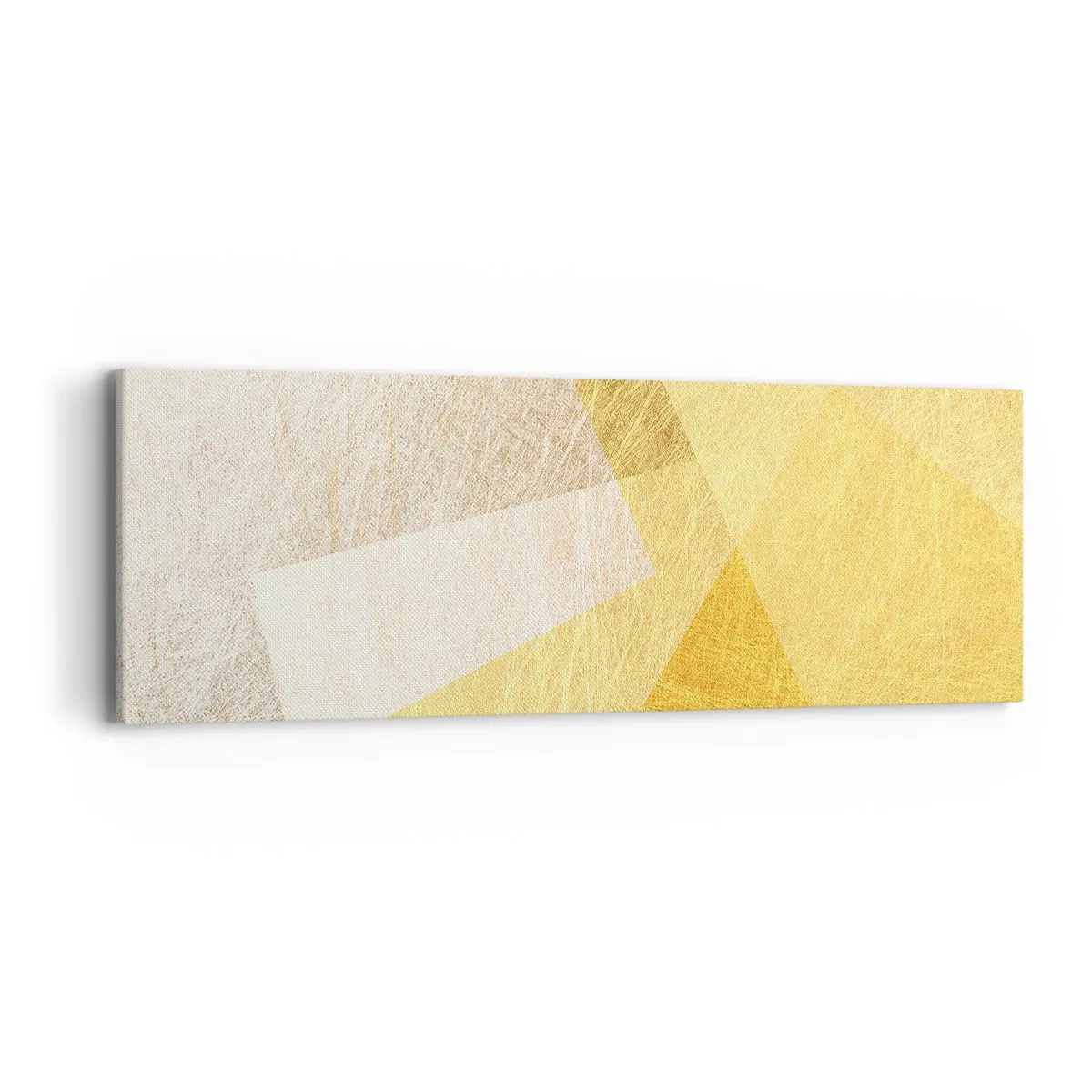 Bild auf Leinwand - Leinwandbild - Geometriewetter - 90x30 cm