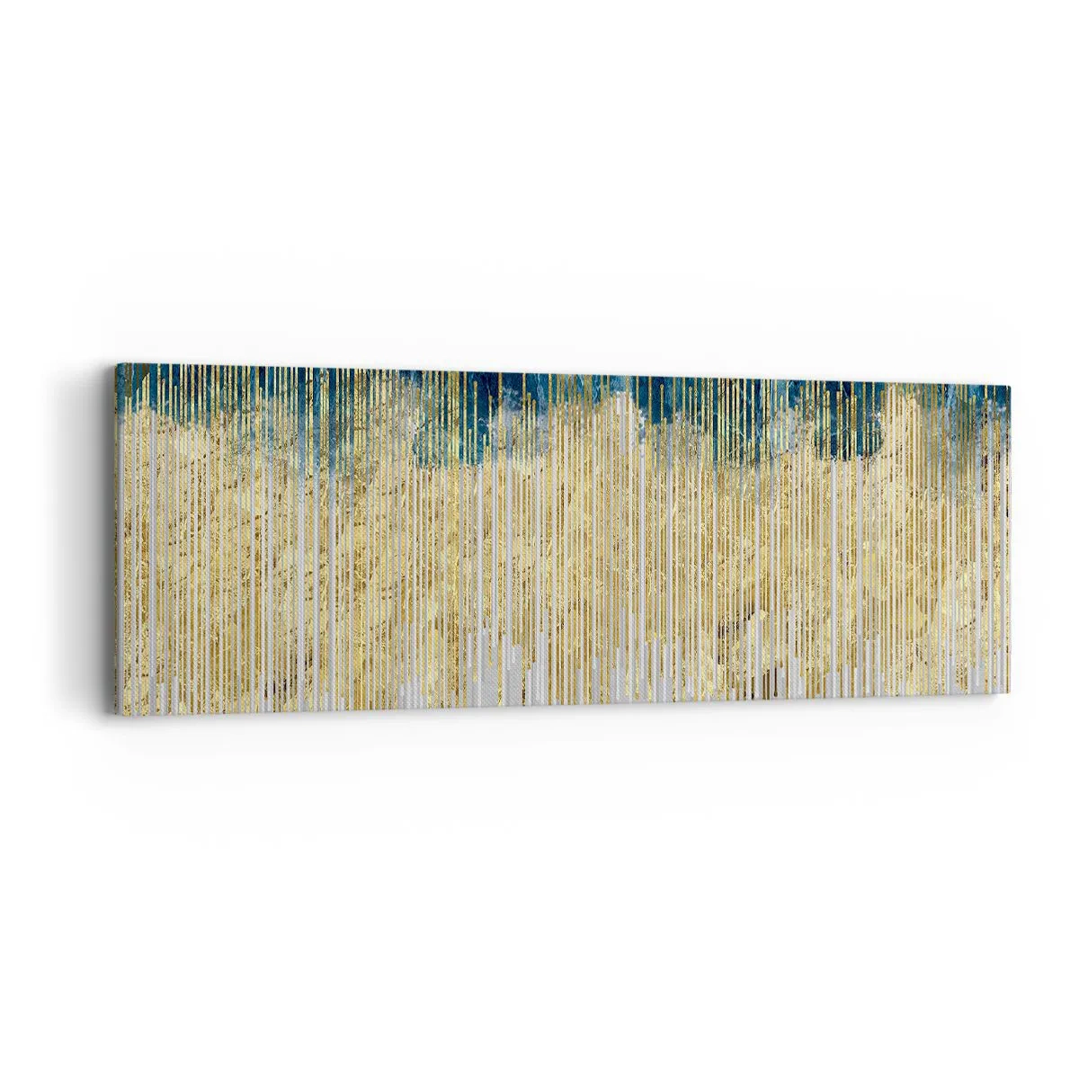 Bild auf Leinwand - Leinwandbild - Vergoldete Grenze - 90x30 cm