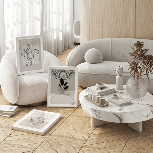 White castle - Inspiration für das Wohnzimmer