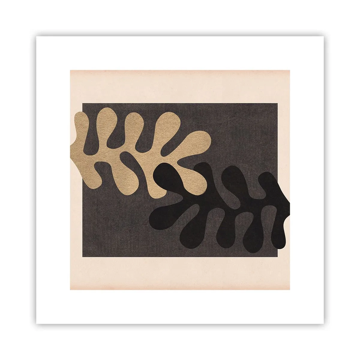 Poster - Abwesenheit und Ergänzung - 30x30 cm