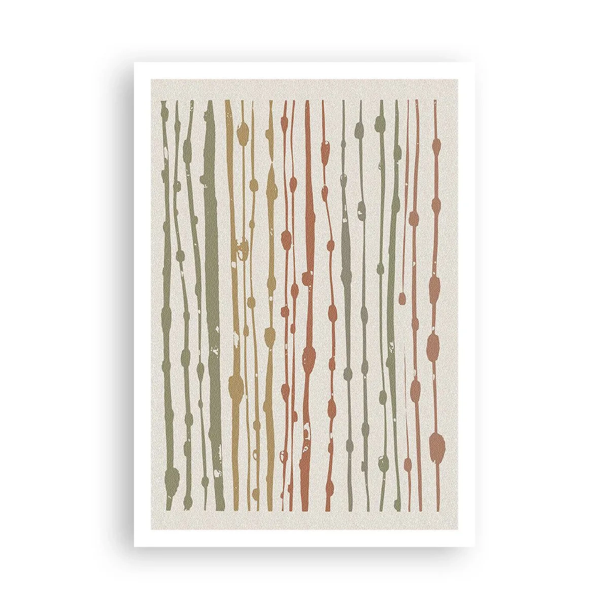 Poster - Musikalische Notation von Farben - 70x100 cm