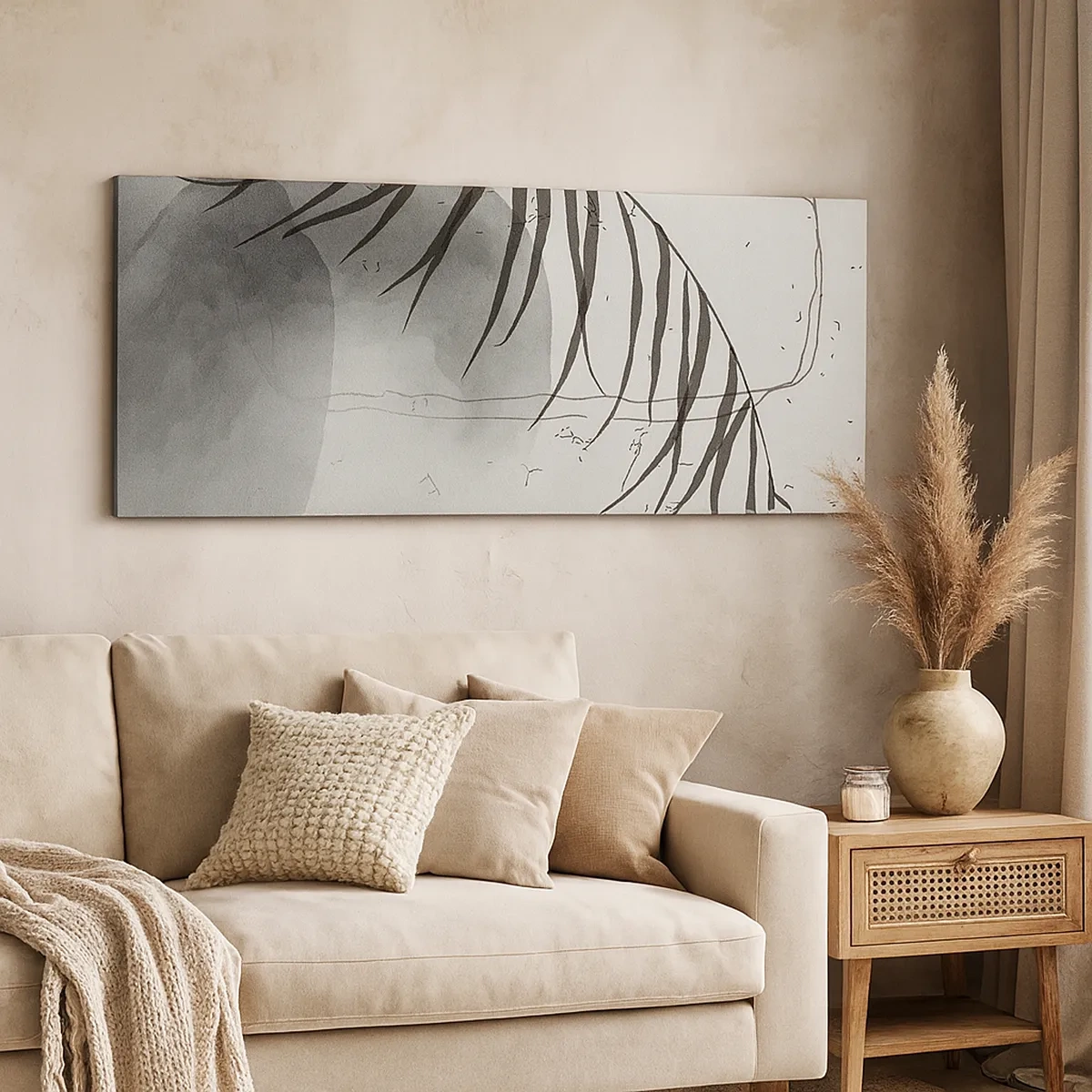 Bild auf Leinwand - Leinwandbild - Subtile Exotik der Natur - 30x30 cm