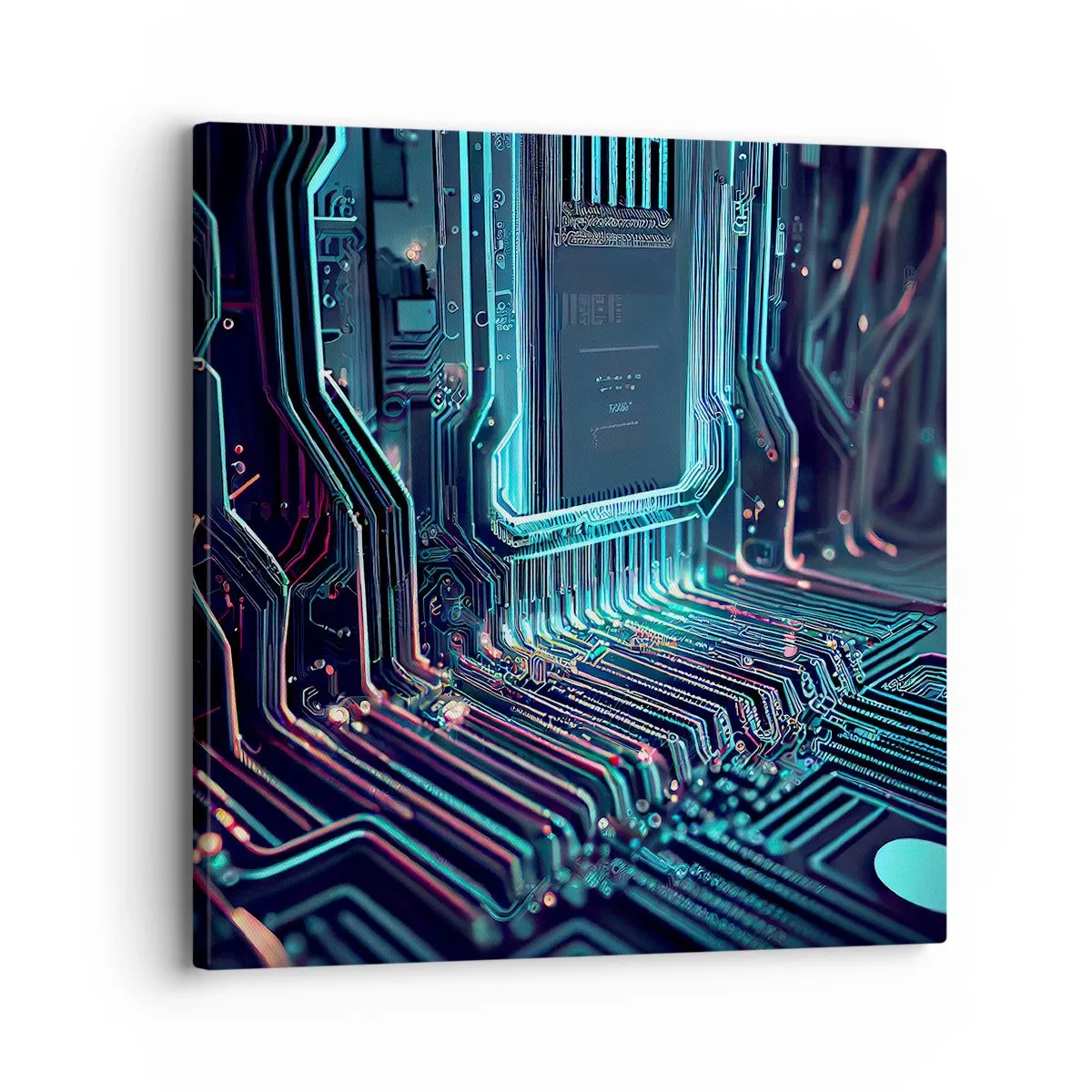 Bild auf Leinwand - Leinwandbild - Ich denke nur… - 30x30 cm