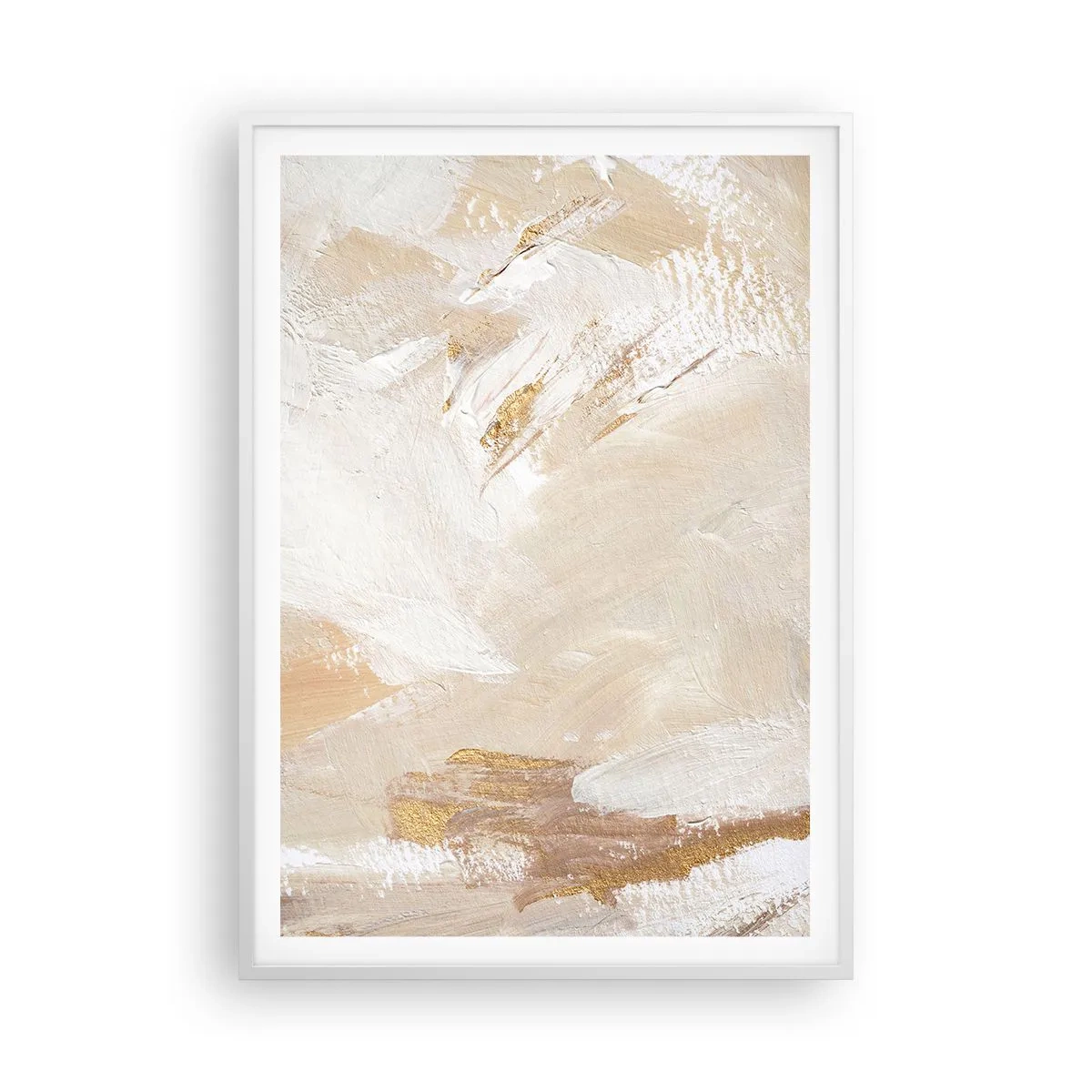 Poster in einem weißen Rahmen - Pastellkomposition - 70x100 cm