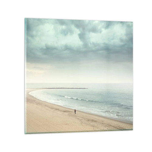 Glasbild - Bild auf glas - Auf der Suche nach Frieden - 70x70 cm