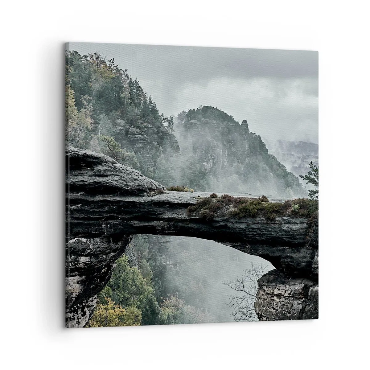 Bild auf Leinwand - Leinwandbild - Abenteuer beginnt gleich - 50x50 cm