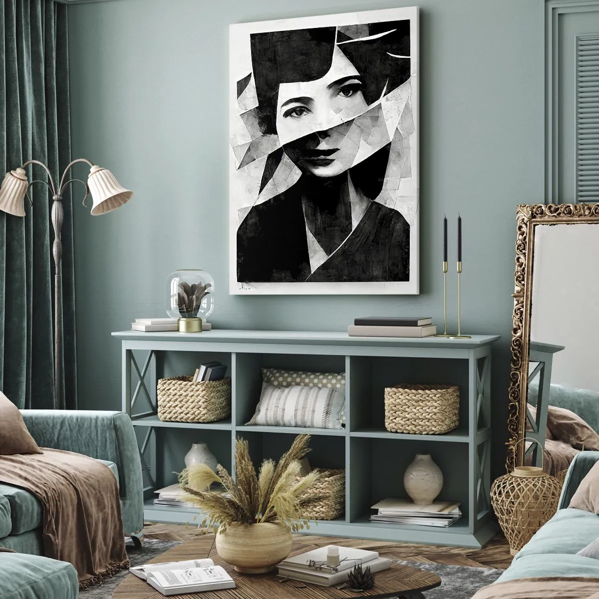 Bild auf Leinwand - Leinwandbild - So, wie du wirklich bist… - 55x100 cm