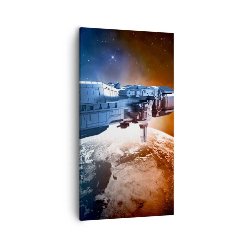 Bild auf Leinwand - Leinwandbild - Ein aufmerksamer Beobachter - 55x100 cm