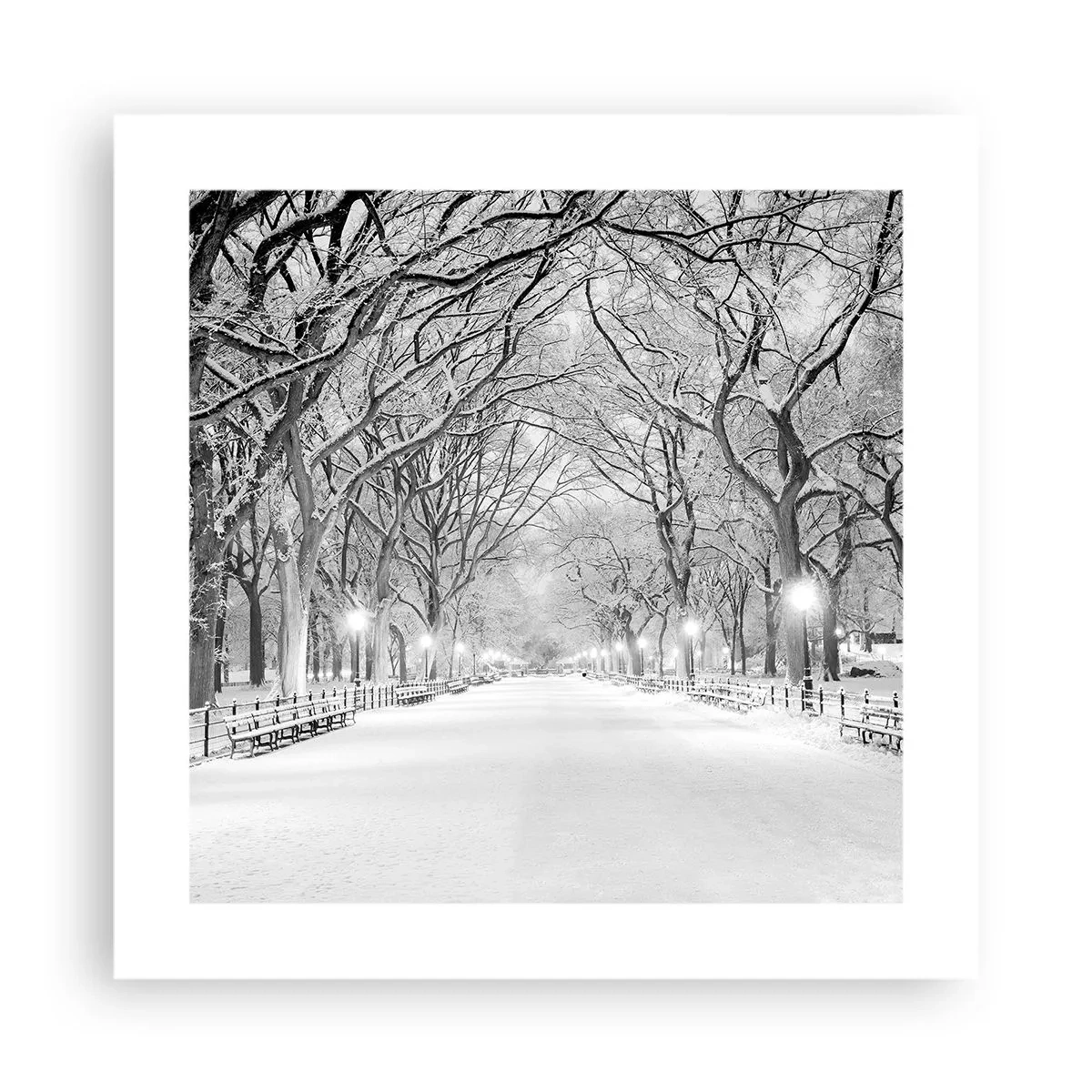 Poster - Vier Jahreszeiten - Winter - 40x40 cm