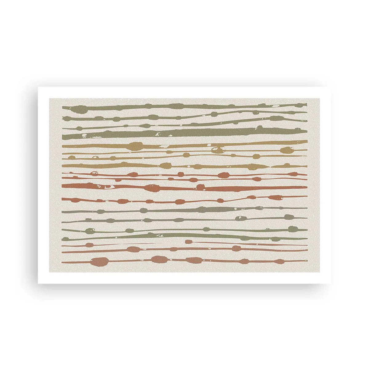 Poster - Musikalische Notation von Farben - 91x61 cm