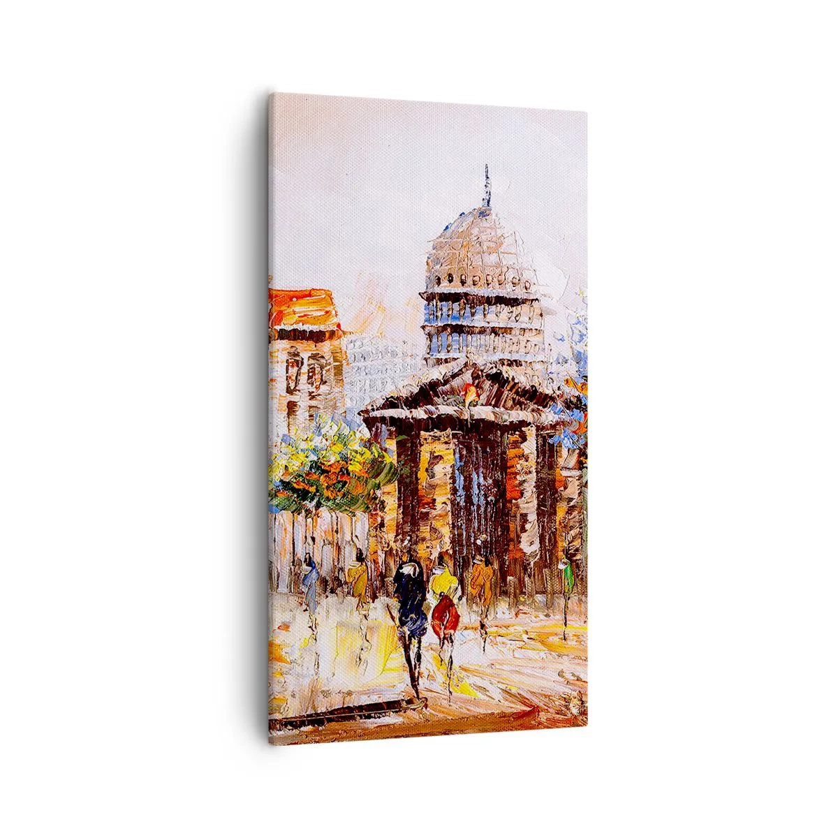 Bild auf Leinwand - Leinwandbild - Pariser Spaziergang - 55x100 cm