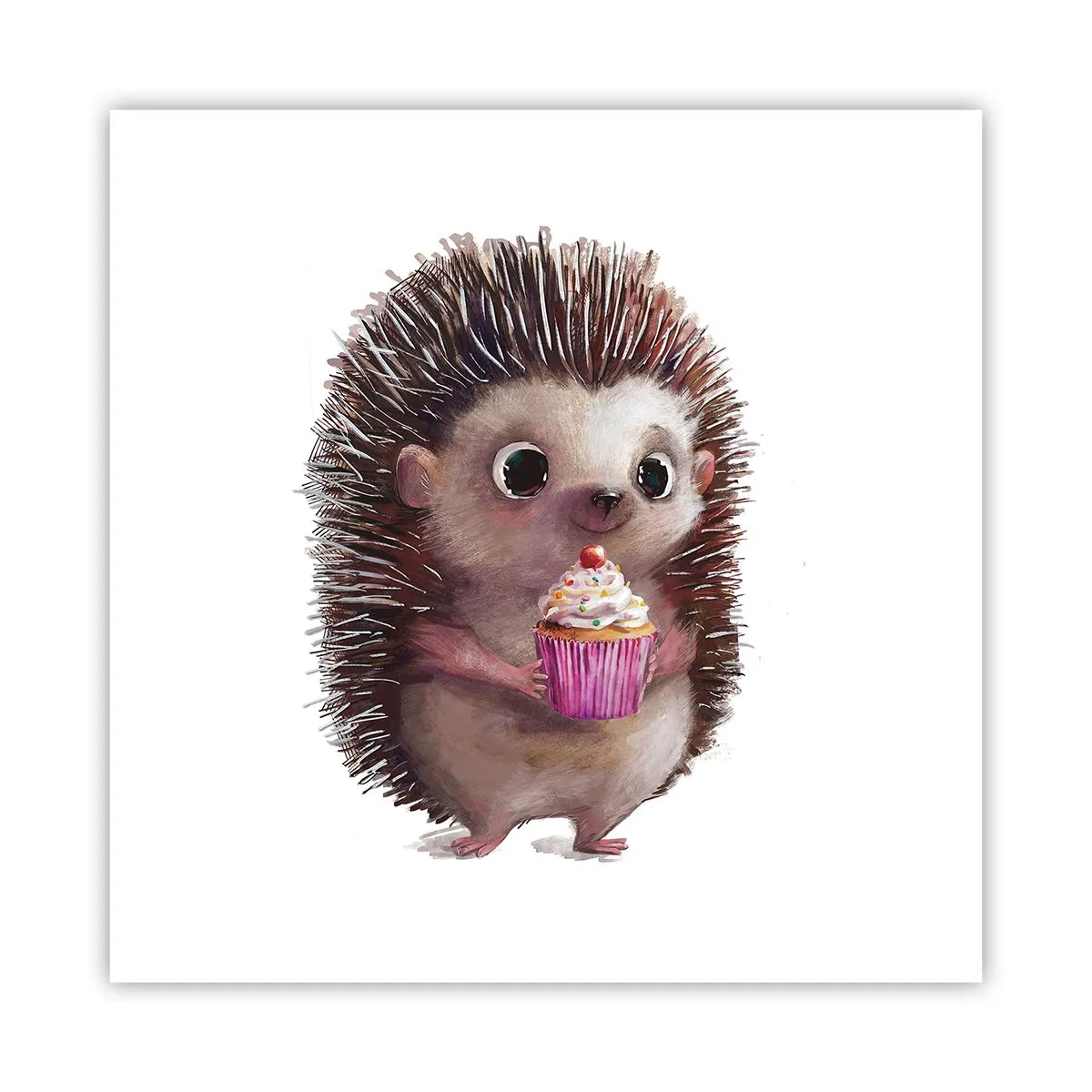 Poster - Der Feiertag ist jeden Tag - 60x60 cm