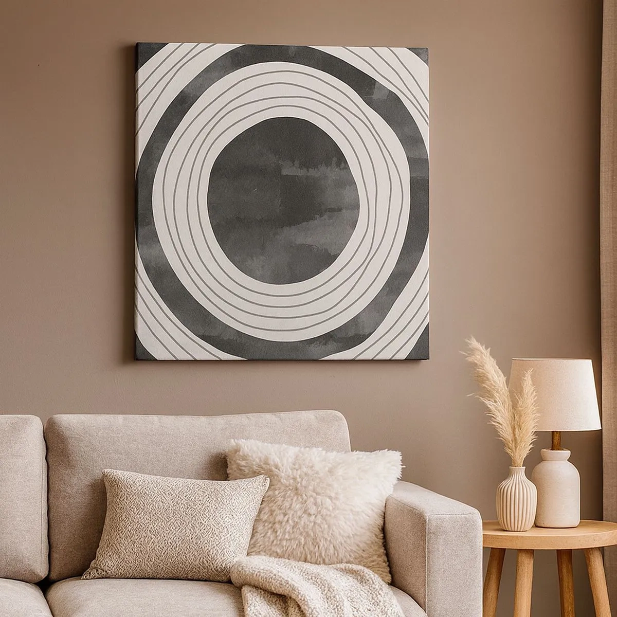 Bild auf Leinwand - Leinwandbild - Auf den Punkt gebracht - 30x30 cm