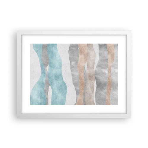 Poster in einem weißen Rahmen - Studie über Nähe - 40x30 cm