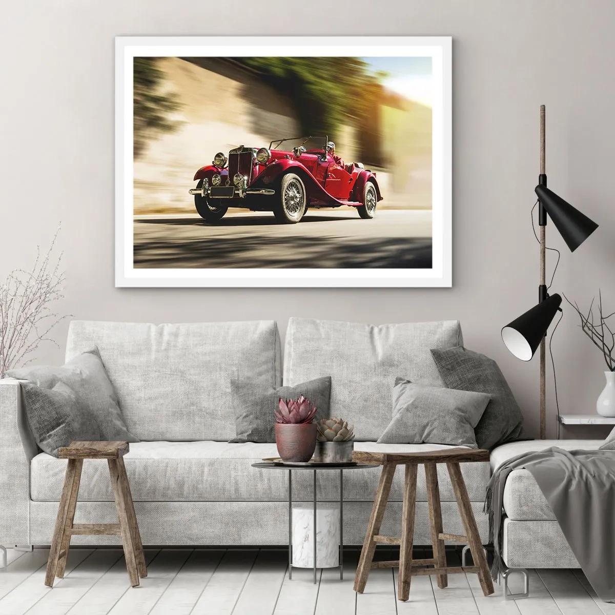 Poster in einem weißen Rahmen - Schöner als Nike von Samothrake - 70x50 cm