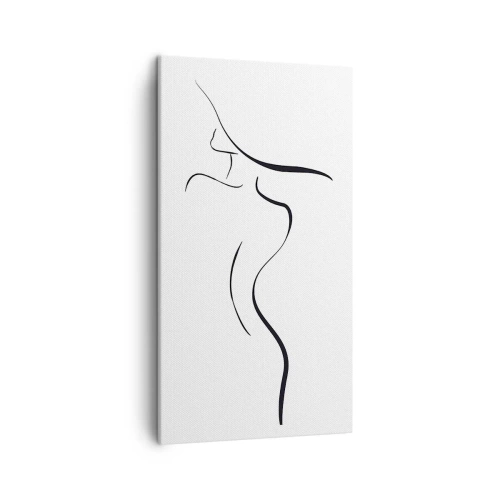 Bild auf Leinwand - Leinwandbild - Flüchtig wie eine Welle - 45x80 cm