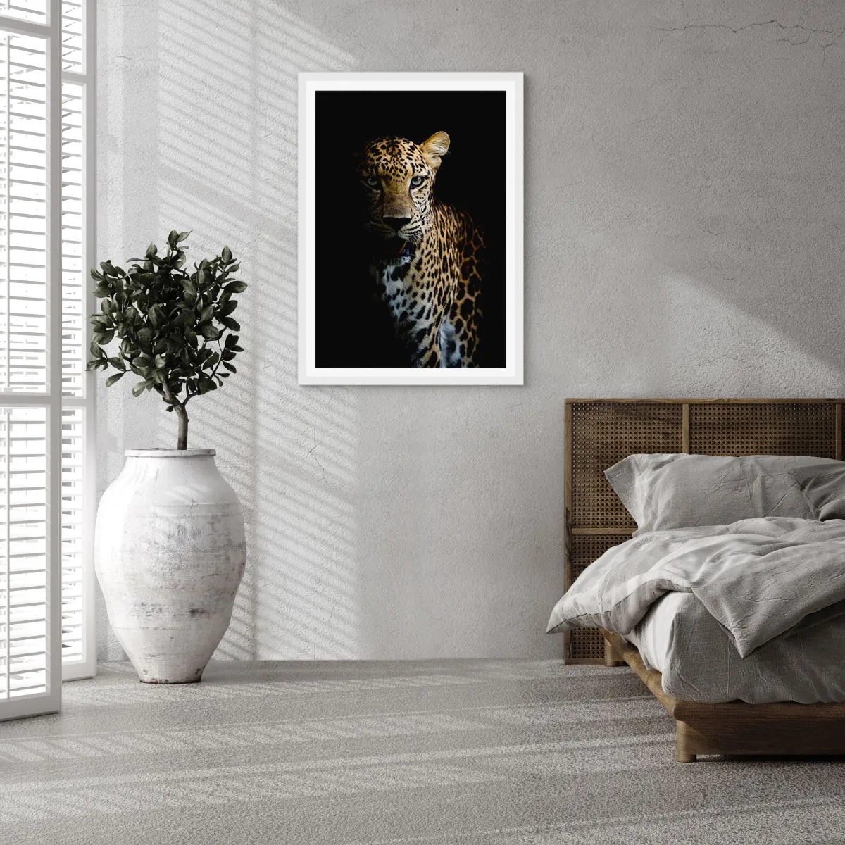 Poster in einem weißen Rahmen - Dunkle Schönheit - 30x40 cm