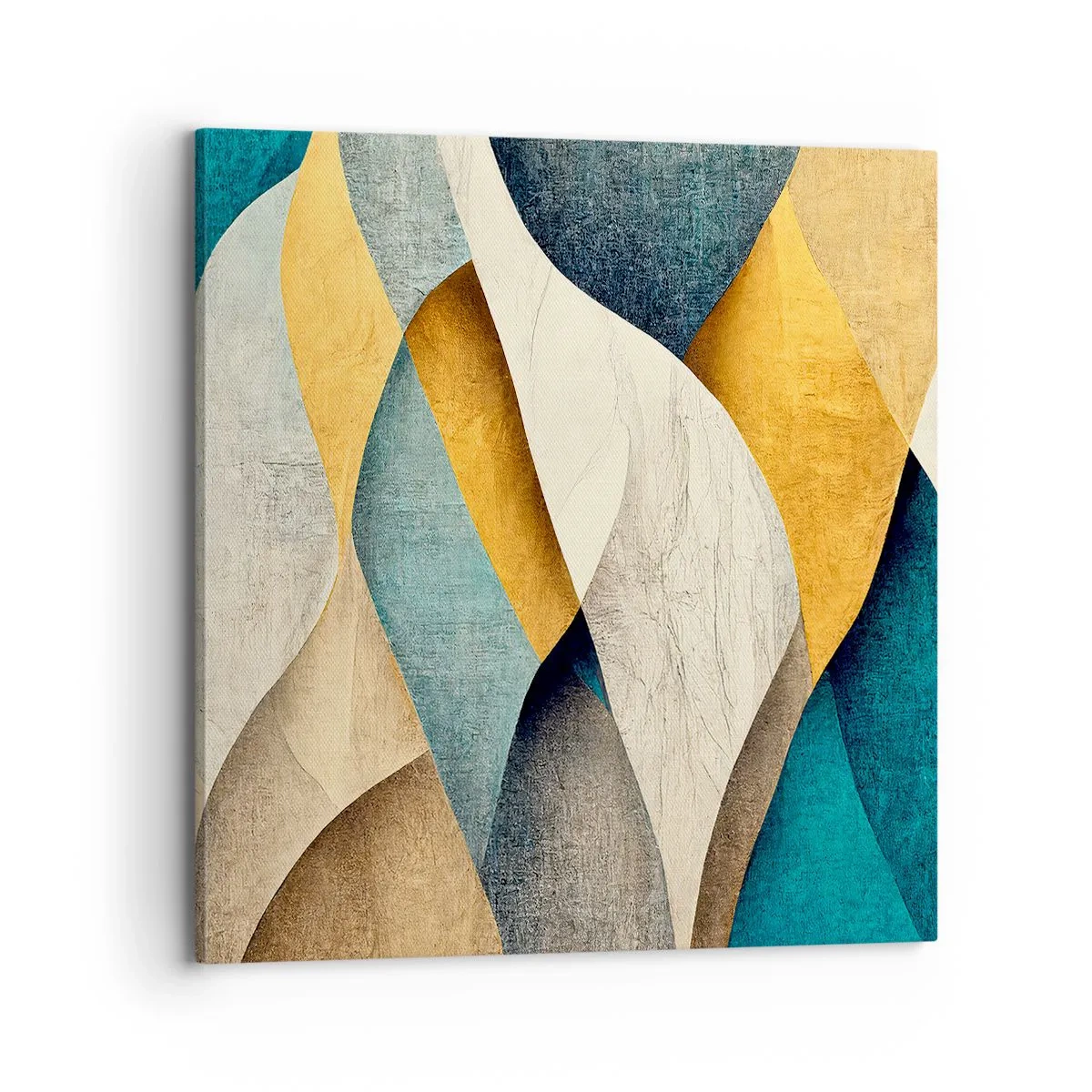 Bild auf Leinwand - Leinwandbild - Rhythmus und Welle - 70x70 cm