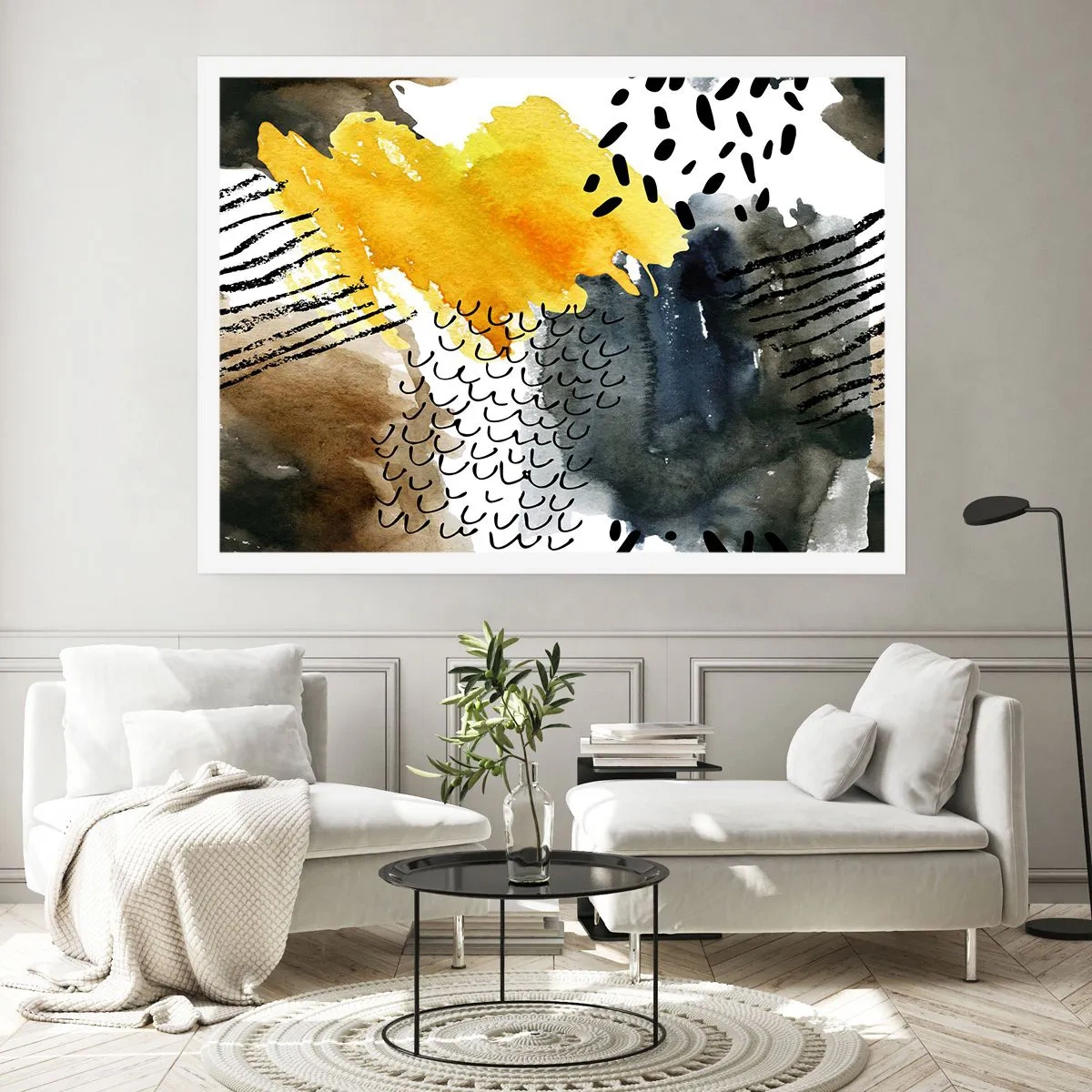Poster - Ein Treffen der Elemente der Natur - 70x50 cm
