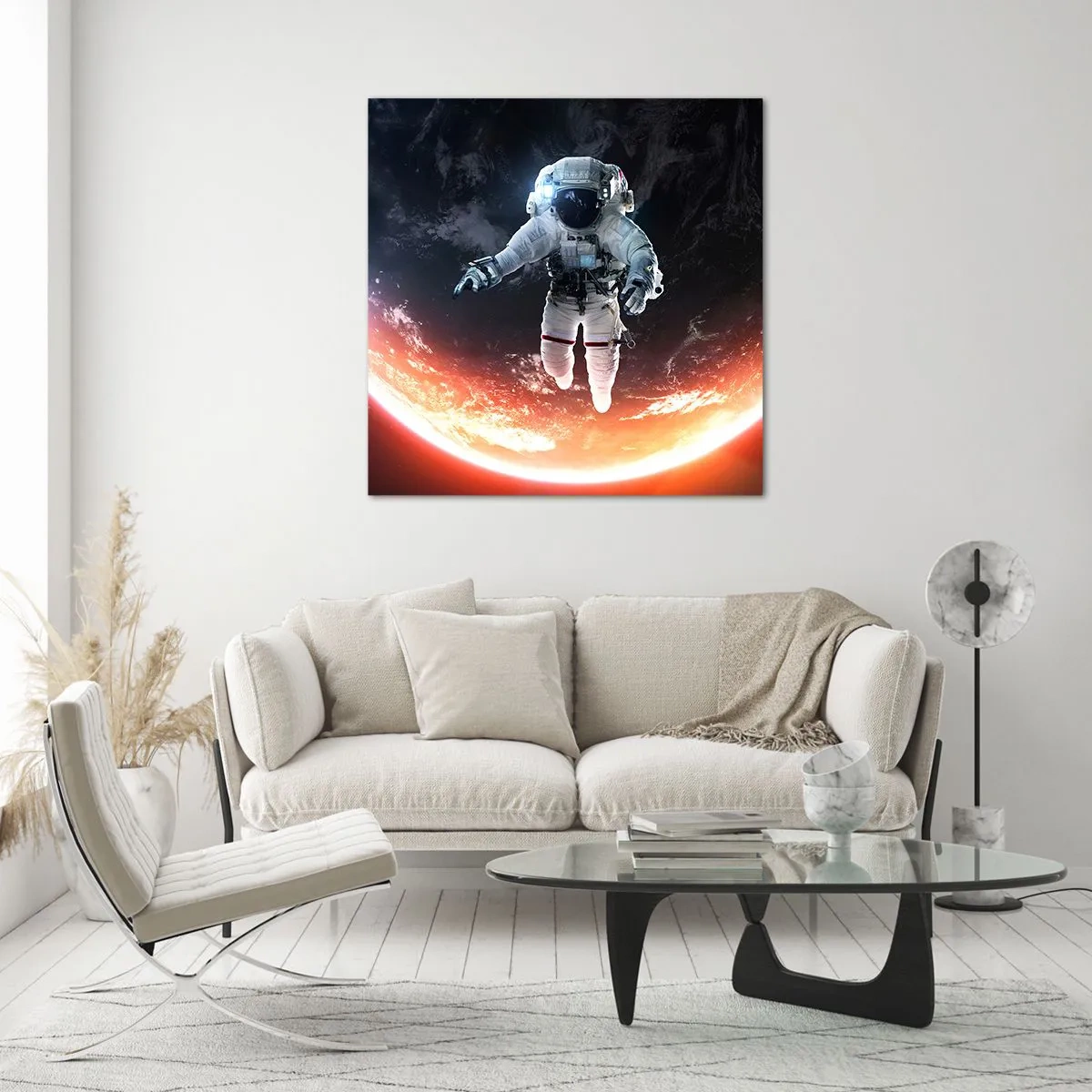 Glasbild - Bild auf glas - Kann ich noch eine Weile bleiben? - 50x50 cm