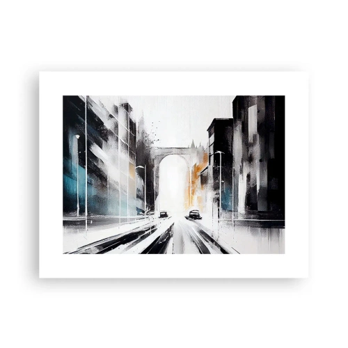 Poster - Stadtstudie: Architektur und Bewegung - 40x30 cm