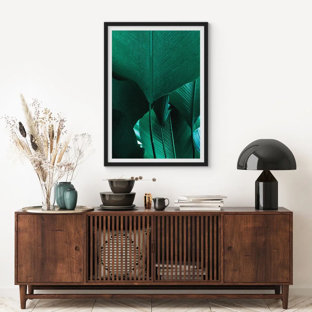 Poster in einem schwarzem Rahmen - Dem Licht zugewandt - 61x91 cm