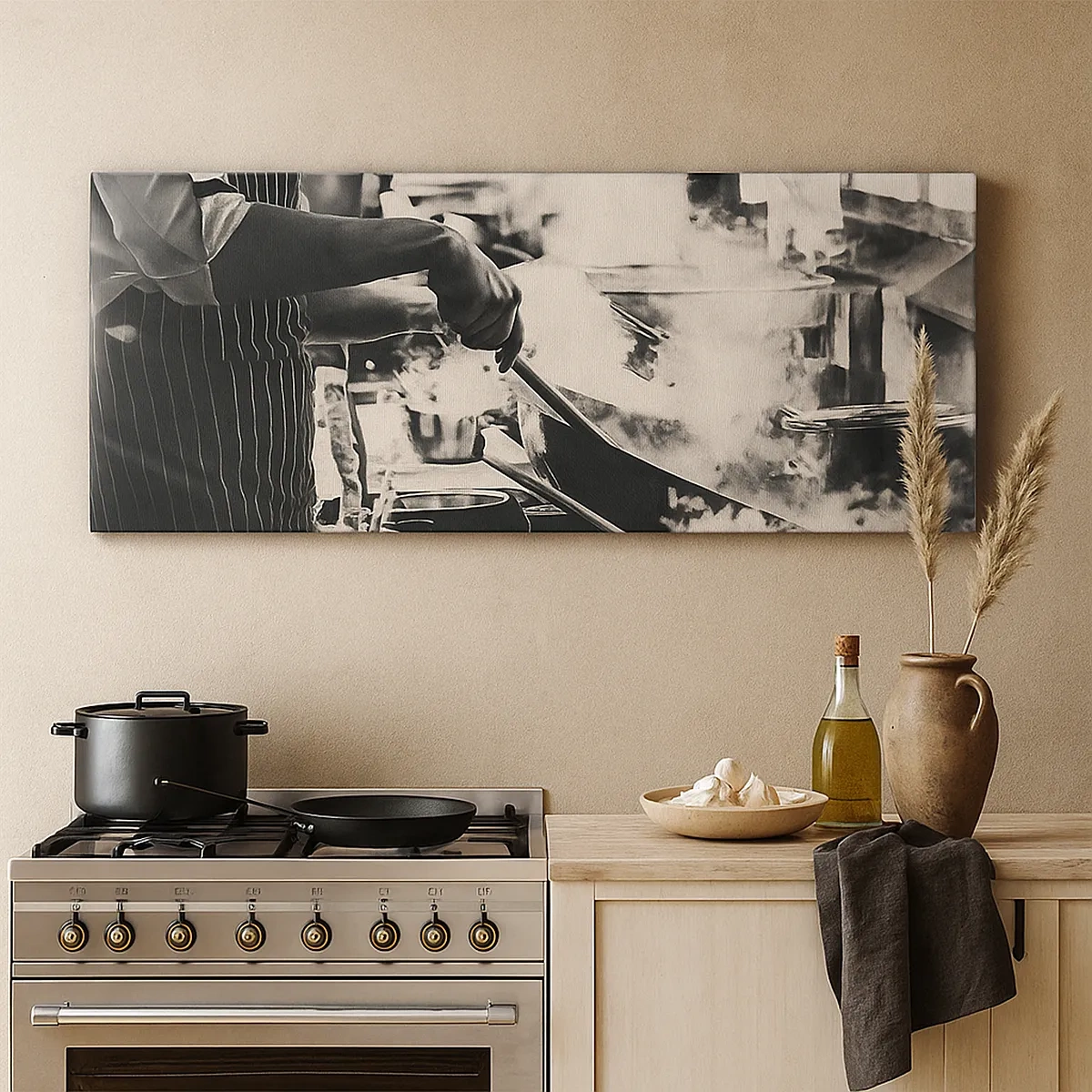 Bild auf Leinwand - Leinwandbild - Alchemie der Aromen - 30x30 cm