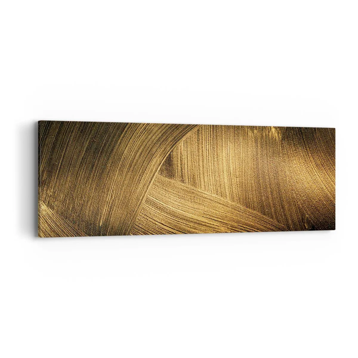 Bild auf Leinwand - Leinwandbild - In einem goldenen Labyrinth - 90x30 cm