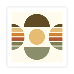 Poster - In Erdtönen - 50x50 cm