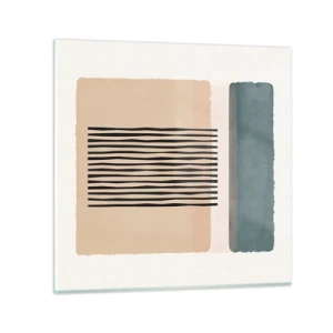 Glasbild - Bild auf glas - Alles ist in Ordnung - 70x70 cm