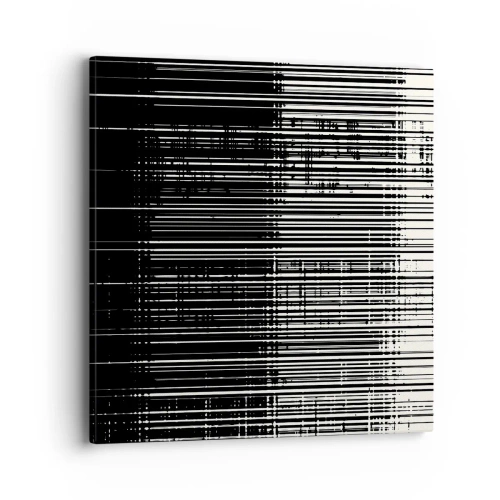 Bild auf Leinwand - Leinwandbild - Wellen und Vibrationen - 40x40 cm