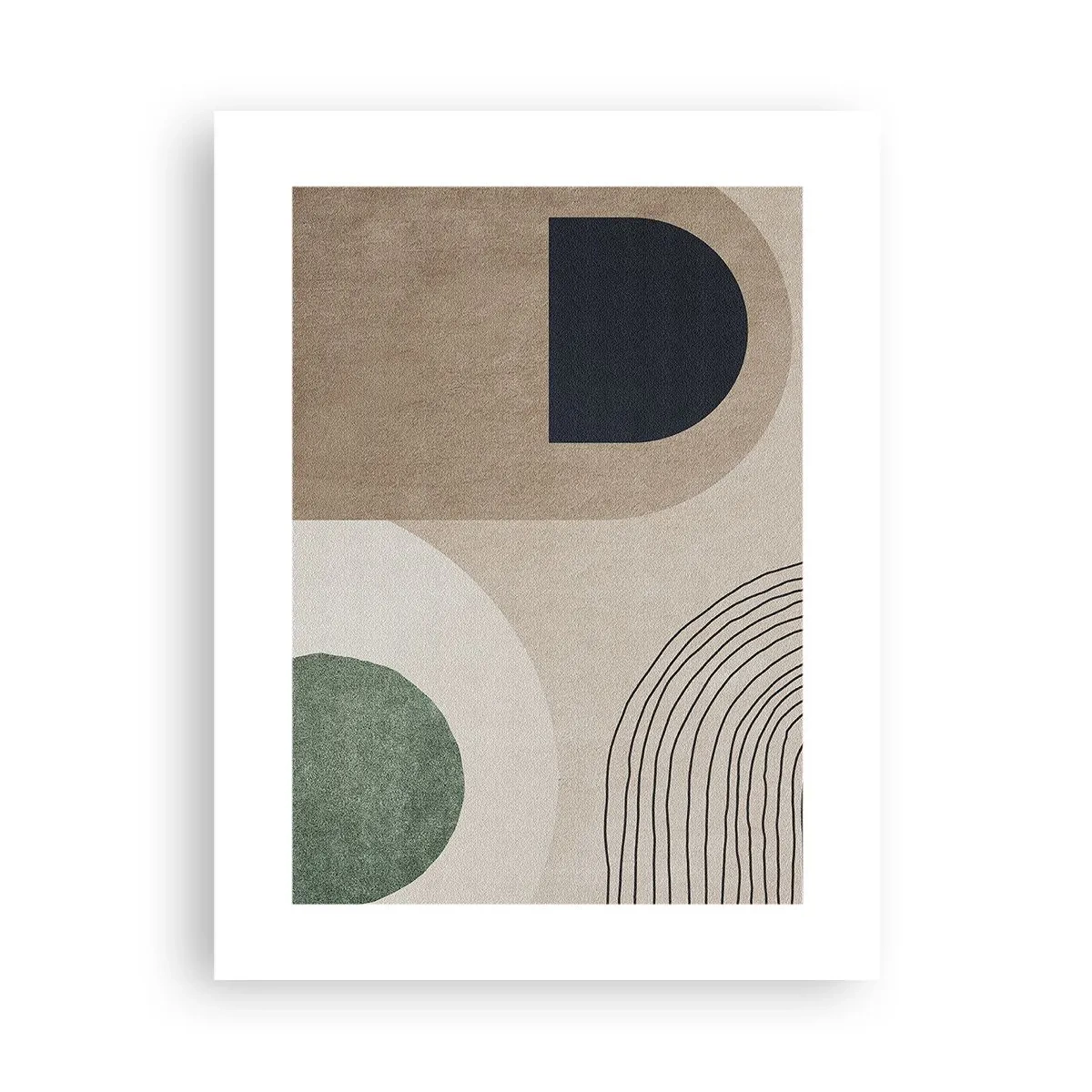 Poster - Sanftheit des Ovals - 30x40 cm