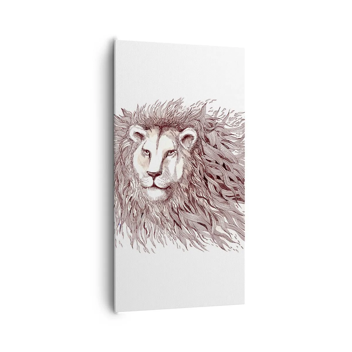 Bild auf Leinwand - Leinwandbild - Ein feuriger Herrscher - 65x120 cm