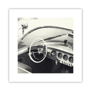 Poster - Wetter für die Reichen - 30x30 cm