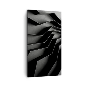 Bild auf Leinwand - Leinwandbild - Räumliche Ordnung - 45x80 cm