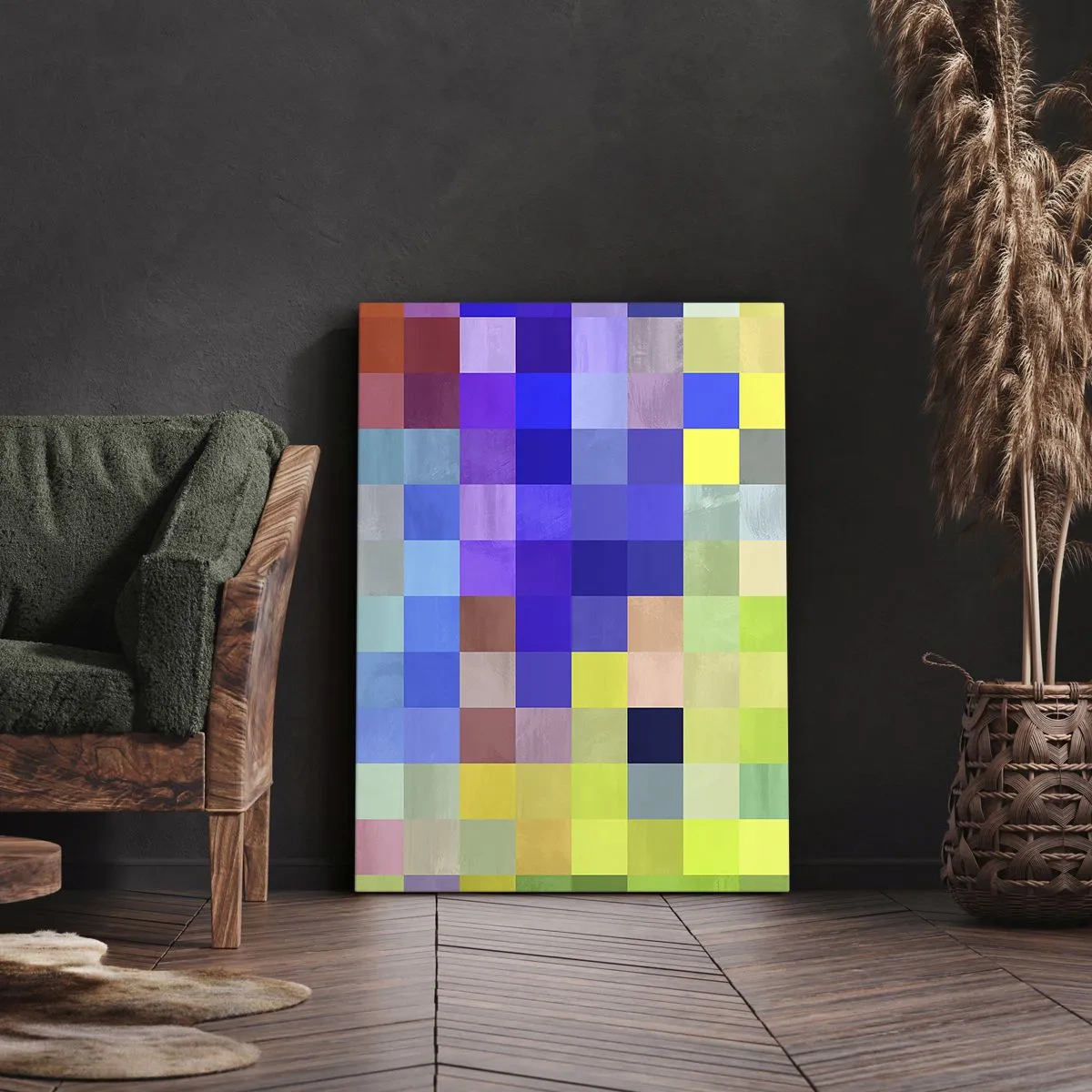 Bild auf Leinwand - Leinwandbild - Alle anderen, alle gleich - 55x100 cm