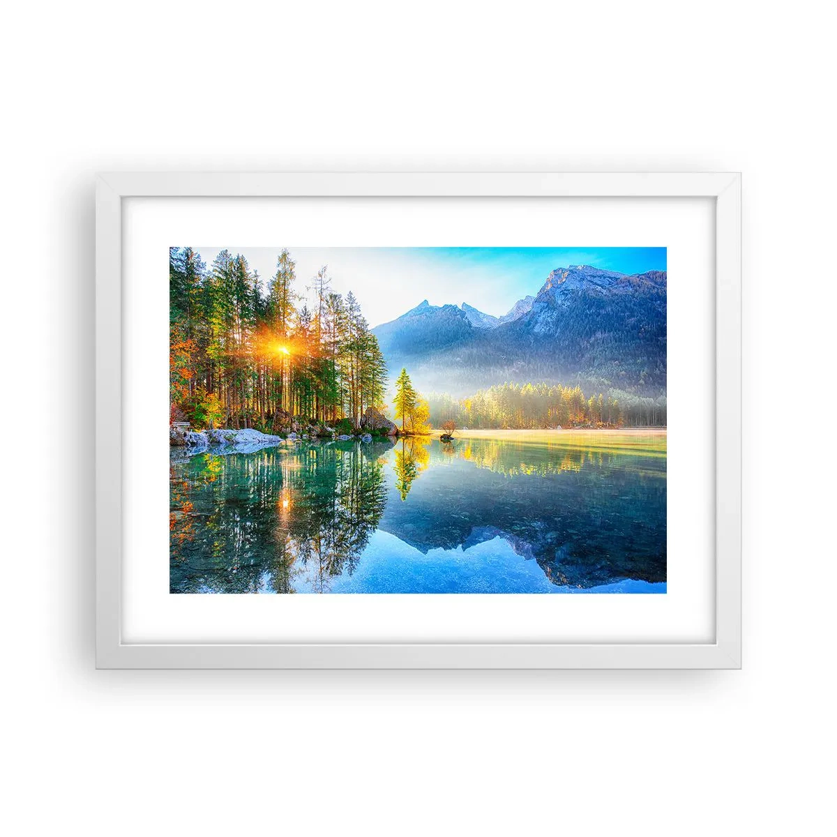 Poster in einem weißen Rahmen - Majestät und Süße - 40x30 cm