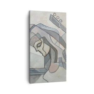 Bild auf Leinwand - Leinwandbild - In der Kraft der Musik - 45x80 cm