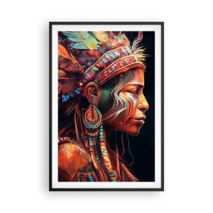 Poster in einem schwarzem Rahmen - Magisches Ritual - 61x91 cm